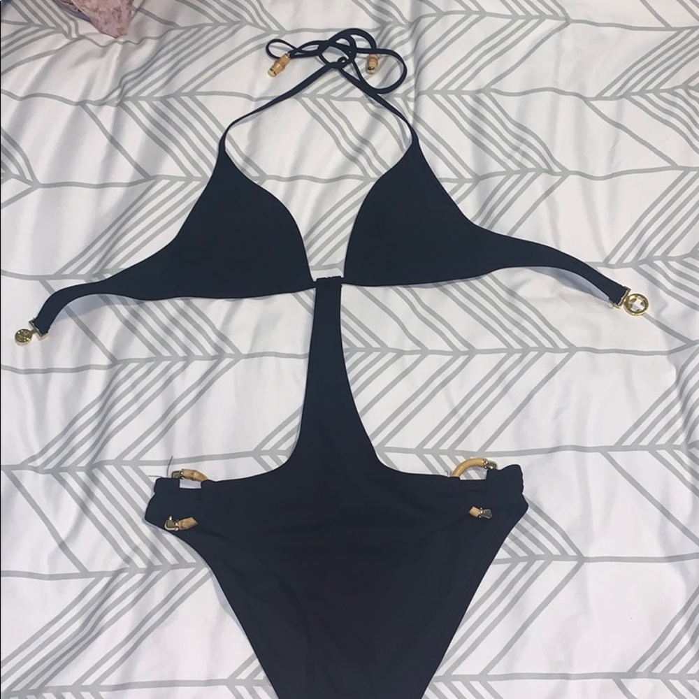 Victoria’s Secret Black Cut Out One Piece